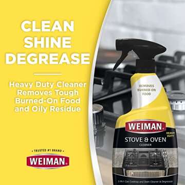 Weiman Heavy Duty Oven Cleaner & Degreaser - 24 Oz