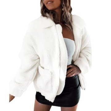 PRETTYGARDEN Women's Fashion Winter Coat Sherpa Fleece Faux Fur Shearling Oversized Trendy Jackets W...