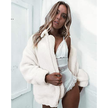 PRETTYGARDEN Women's Cozy Oversized Sherpa Jacket