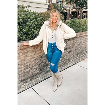 PRETTYGARDEN Women's Cozy Oversized Sherpa Jacket