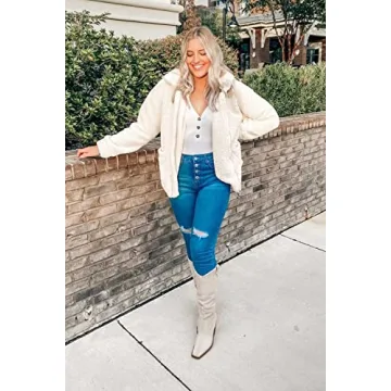 PRETTYGARDEN Women's Cozy Oversized Sherpa Jacket