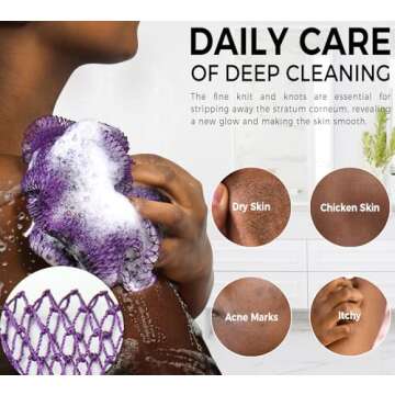 African Net Sponge - Authentic Exfoliating Bath Accessory