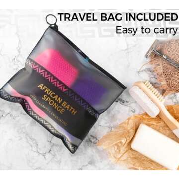 African Net Sponge - Authentic Exfoliating Bath Accessory