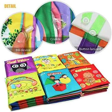 teytoy My First Soft Book Set for Infants and Toddlers