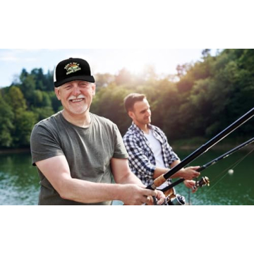 Funny Fishing Trucker Hat for Fathers and Men, Unique Gift