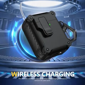 RFUNGUANGO Protective Case for Airpods 1st & 2nd Generation