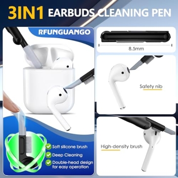 RFUNGUANGO Protective Case for Airpods 1st & 2nd Generation