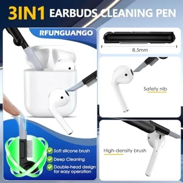 RFUNGUANGO Protective Case for Airpods 1st & 2nd Generation