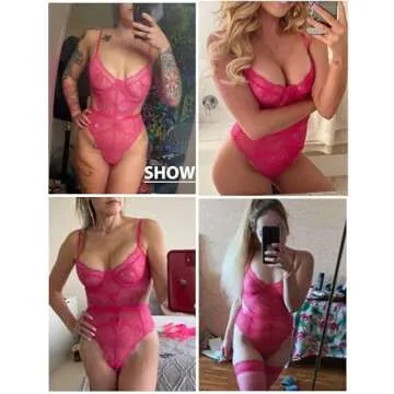 Aranmei Lace Teddy Bodysuit for Women - Elegant Lingerie