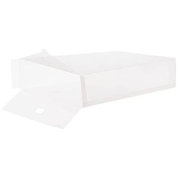 Whitmor Clear Boot Box - Sturdy Stackable Storage Solution