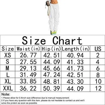 Stylish QYANGG Baggy Parachute Pants for Women and Girls