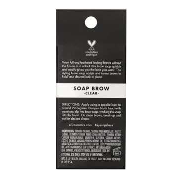 e.l.f. Soap Brow, Clear Brow Pomade For Shaping & Taming Brows To Stay Put, Long-Wear With Firm Hold, Universal Color, Vegan & Cruelty-Free