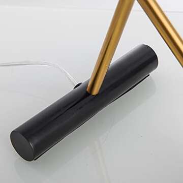 KIZQYN Handmade Wrought Iron Decorative Table Lamp