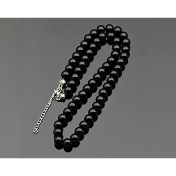 Natural Black Onyx Beaded Choker - Elegant Fashion Jewelry