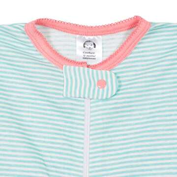 Gerber Baby Girls 2-Pack Footed Pajamas for Newborns