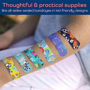 KeepGoing 270-Piece First Aid Kit for Kids – Home & Travel Safety