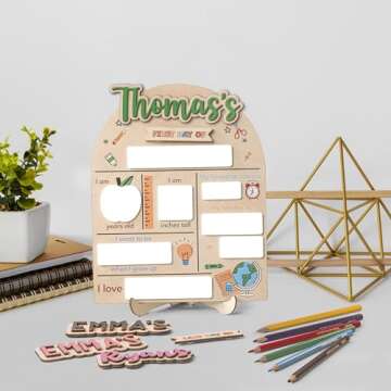 Viwoody First and Last Day of School Board - Last Day of School - First Day of School Board - Back to School Kids Supplies Preschool Kindergarten 1st Grade SS39 (SS34)