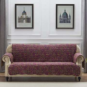 Barefoot Bungalow Paisley Slumber Furniture Protector Slipcover - Stylish & Functional