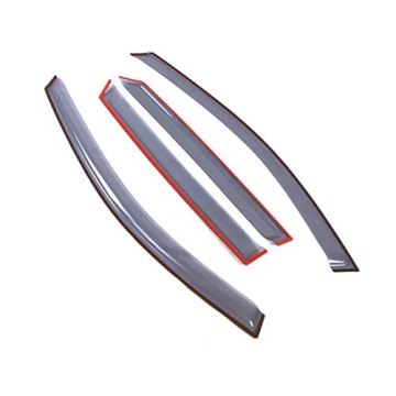 Custom-Fit Car Window Rain Guard for 2013-2016 Hyundai Santa Fe – 4 Pcs Set