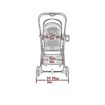 Pet Gear 3-in-1 Travel System for Dogs & Cats