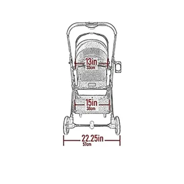 Pet Gear 3-in-1 Travel System for Dogs & Cats