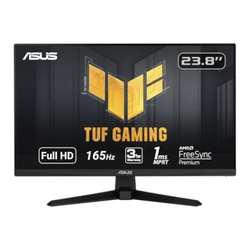 ASUS TUF Gaming 23.8” 1080P Monitor - High Refresh Rate & HDR