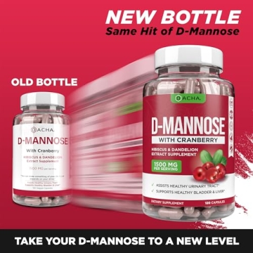 Natural D-Mannose Capsules - Ultimate Bladder Support