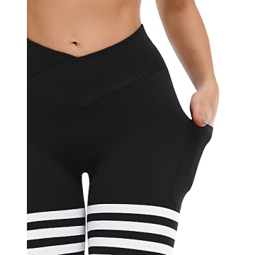 Stylish A AGROSTE Cross Butt Lifting Workout Leggings