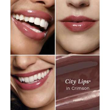 City Beauty City Lips Plumping Lip Gloss - High-Shine Gloss for Fuller, Younger-Looking Lips | Hydra...