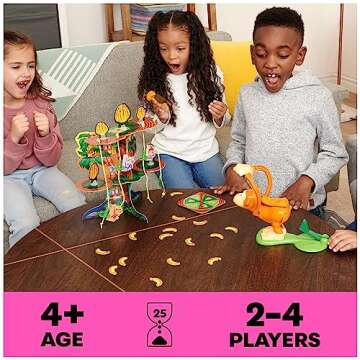 Spin Master Games, Monkey See Monkey Poo, Interactive Monkey Kids Game, Includes Banana-Scented Squi...