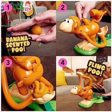 Spin Master Monkey See Monkey Poo Interactive Game for Kids