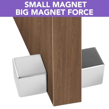 DIYMAG 1 inch Neodymium Cube Magnets Pack of 2 - Strong Rare Earth