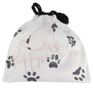 PUPPYSENTIALS Premium Dog Rope Leash, 5ft Soft & Durable Braided Cotton Rope Leash for Medium Dogs/Large Dogs, Lightweight Dog Leash with 360-Degree Snap Clip, Comes with a Handy Designer Gift Bag