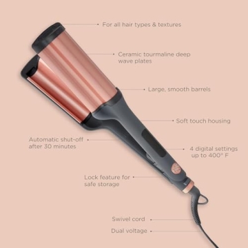 Hairitage Catch The Wave Curling Iron for Perfect Waves