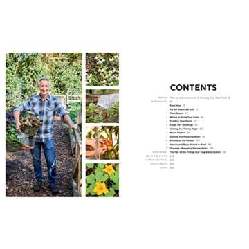 The Vegetable Gardening Book: Your complete guide to growing an edible organic garden from seed to h...