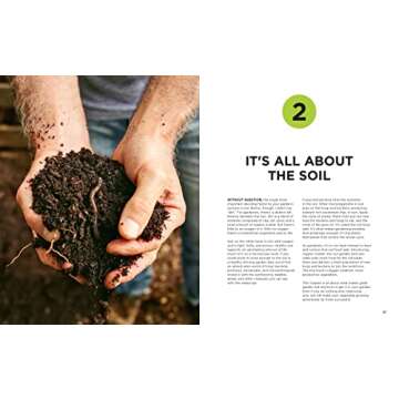 The Vegetable Gardening Book: Your complete guide to growing an edible organic garden from seed to harvest