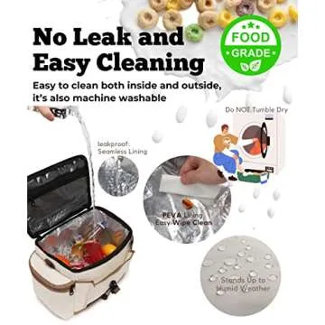 SUNNY BIRD Insulated Lunch Bag – Perfect for Work and Outdoor Activities