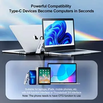 Usb C Hub Multiport Adapter, Minisopuru USB C Dock For Laptop, 7 In 1 USB C Dongle With 4k HDMI, USB3.0, 100W Powered PD Port, TF/SD Card Reader, Compatible For MacBook Air, MacBook Pro, XPS, And More