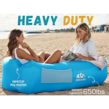 WEKAPO Inflatable Lounger Air Sofa for Outdoor Relaxation
