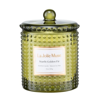 LA JOLIE MUSE Fir & Cedarwood Candle for Perfect Gifting