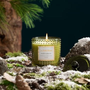 LA JOLIE MUSE Fir & Cedarwood Candle for Perfect Gifting