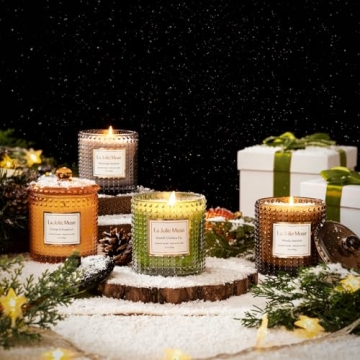 LA JOLIE MUSE Fir & Cedarwood Candle for Perfect Gifting