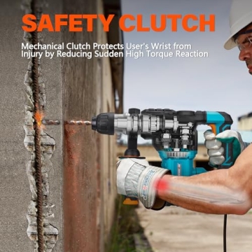 Berserker 1-1/4" Rotary Hammer Drill with 4 Functions