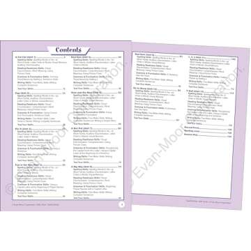 Evan-Moor Skill Sharpeners Spell and Write Workbook, Kindergarten, Spelling Patterns, Test Prep, Wor...