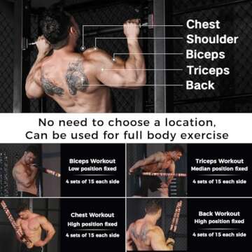 Innstar Pull Up Assistance Bands, 3 Heavy-Duty Adjustable Pull Up Bands Set, Pull Up Bands Assistance Bands for Enhanced Strength Training - Patent (Red 165lbs Adjustable Resistance)