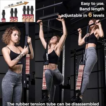 Innstar Adjustable Pull Up Assist Bands for Strength Training