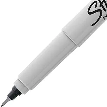 SHARPIE Permanent Markers, Ultra Fine Point, Black, 12-Count