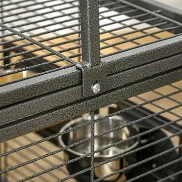 PawHut 18" Heavy Duty Travel Bird Cage Carrier for Birds