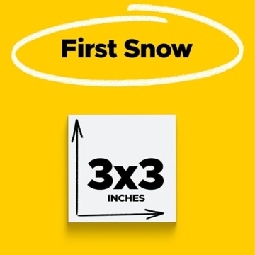 Post-it Super Sticky Notes, 3x3 in, 5 Pads, White