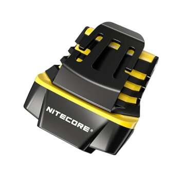Nitecore NU11 Clip-On Cap Light and Headlamp, 150 Lumen Bright, USB-C Rechargeable, 90 Degree Adjust...